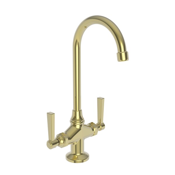 Newport Brass Prep/Bar Faucet in Polished Brass Uncoated (Living) 1628-03N - main